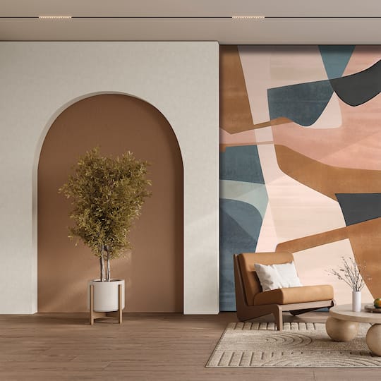 Designs Direct Canyon Strata Blue Wall Mural